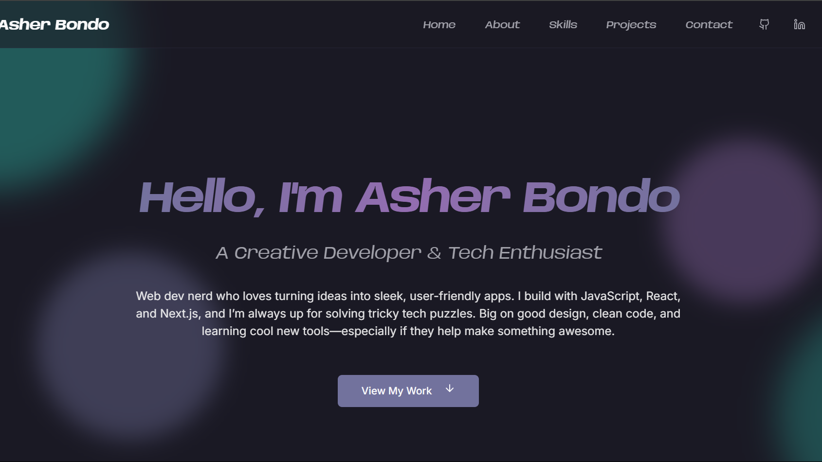 Personal Portfolio